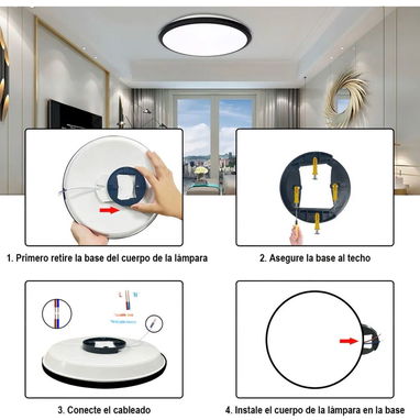 LÁMPARA LED REDONDO PARA TECHOS 36W.   25 USD - Img 120550135