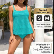 🌊TANKINI COLOR TURQUESA✨TALLAS S Y M - Img 56110022