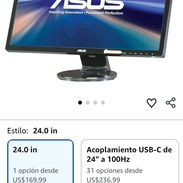 Monitor ASUS 24 pulgadas Hdmi - Img 55758596