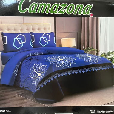 Juego de sábanas cameras o full Camazona 100% algodón  (4 piezas) - 3/10
