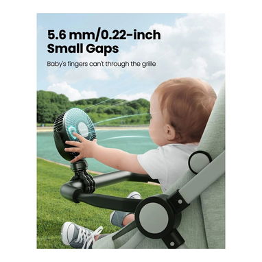 Ventilador de Clip Portátil – Mini, Recargable y de 3 Velocidades – Negro. - Img 119519607