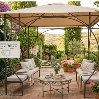 Pergola gazevo carpa exterior fiesta piscina terraza jardin - Img 125095950