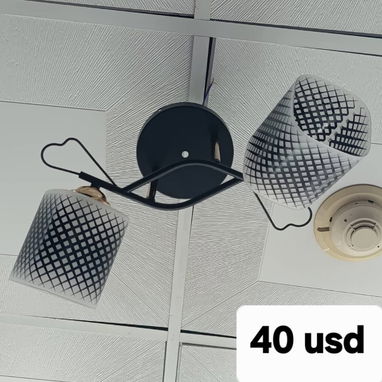 *LÁMPARAS DE 2 BOMBILLAS* *NUEVAS EN SU CAJA CON TODOS SUS ACCESORIOS - 6/10