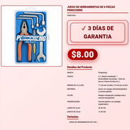 JUEGO DE HERRAMIENTAS DE 6 PIEZAS PENGCHENG . - Img 57881855