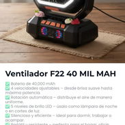 Ventilador recargable 40 mil mAh F22 Habana - Img 57150141