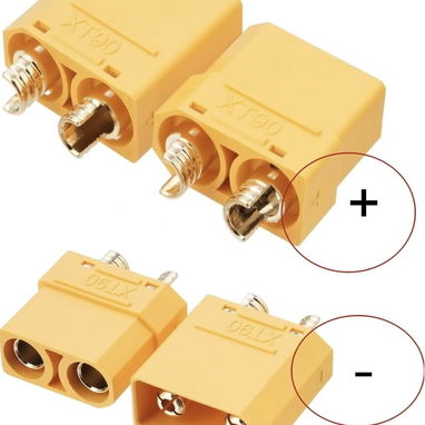 Conectores XT90 Par Macho Hembra - Img 126300513
