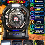 Ventilador de camping P20 - Img 57865335