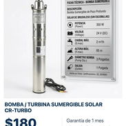 ☀️ Bomba sumergible solar CR-TURBO 24 V | Alto caudal - Img 58280714