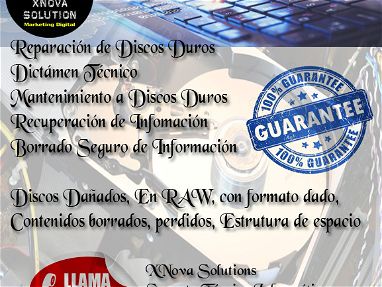 PLATAFORMA DE RECUPERACION DE INFORMACION Y REPARCION DE DISCOS DUROS. - Img 62322468