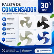 Paleta de condensador para split , varios modelos - Img 56760757