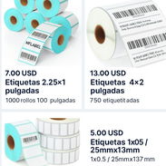 Vendo Rollos de etiquetas térmicas autoadhesivas - Img 53337470