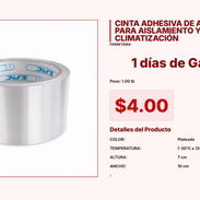 Cinta de Aluminio para Recubrimiento de Mangueras Térmicas VPT#-0088 - Img 55434633
