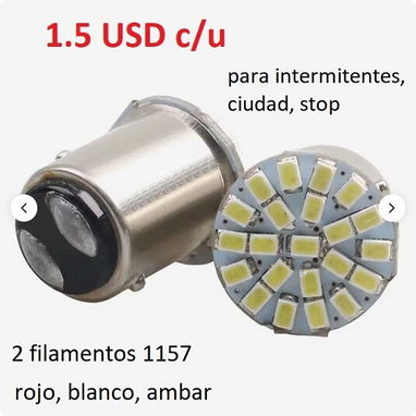 H18 Vendo Intermitentes secuenciales de 12V, para motos y bicimotos - Img 127003945