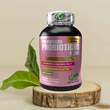 **Cápsulas de suplemento Prebióticos Probiotico y Zinc - Vaginales - 100u (2 al día)** - Img 127578934