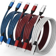 ⚡ Cables USB-C a USB-C de Carga Rápida. Trenzados (Nailon Ultra Resistente) - Img 56632903