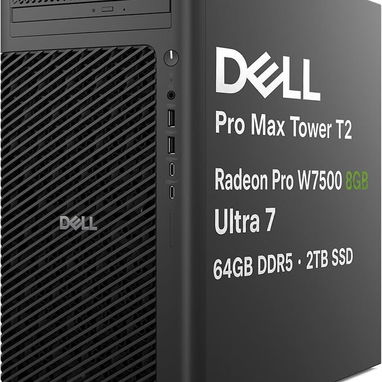 Dell Pro Max Tower T2 FCT2250, AMD Radeon PRO W7500 8 GB, Intel Ultra 7 265 - 3/3