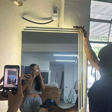 Espejos Led medida 60x80 Y tenemos mensajería en las provincias de pinar de rio , Artemisa , mayabeque y matanzas - 4/4