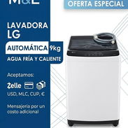 🔥 *Lavadora Automática LG 9Kg* 🔥   💧 Agua fría y caliente - Img 56524898