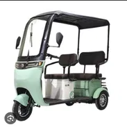Triciclo eléctrico de paseo de 3 plazas de batería de gel de ácido 48 vol- 20 amp autonomía de 70 x 80 km /carga - Img 56024451