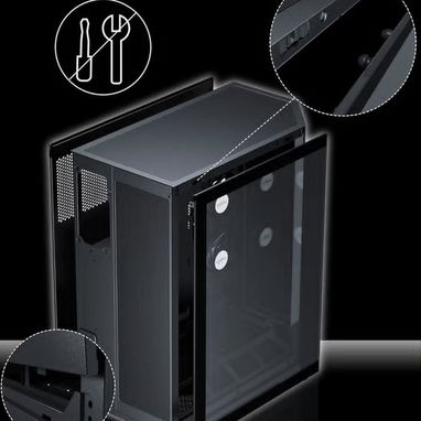 Chasis GAMING Pecera 270° Instalación de forma vertical - Img 122537312