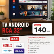 Android smart tv marca RCA 32 pulgadas 140 usd - Img 55528385