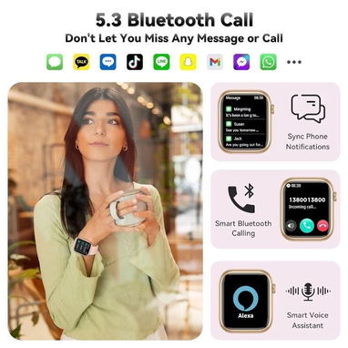 Smartwatch QVEQ con Pantalla HD y Llamadas Bluetooth - Img 123181064