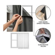 COMBO 2 Cortinas de Doble Capa con Velcro - Img 55783949