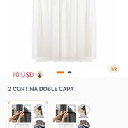 2 Cortinas de doble capa x 10. Oferta - Img 55831039