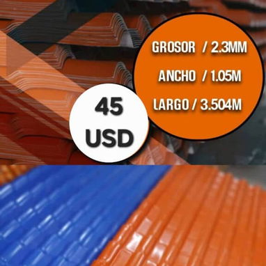 🚨🚨🚨TEJAS PLÁSTICAS DE PVC ESPAÑOLAS. CON FACTURA, GARANTÍA Y TRANSPORTE INCLUIDO SIN COSTO ADICIONAL🚨🚨🚨 ‎ ‎ - 2/4