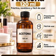 💅 Acetona 120 ml | Práctica y rendidora | Delivery disponible 🚚 - Img 57897440