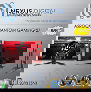 !!💻!! Monitor ASROCK PHANTOM Gaming de 27", Full HD, 165Hz NUEVO en caja !!💻!! - Img 48603045
