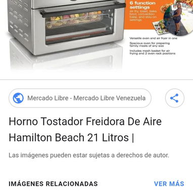 horno electrico hamilton beach de uso trabajando al 💯 es de 21 Litro - 2/2