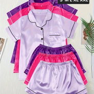 Pijamas de satén varias tallas y colores - Img 56192691