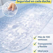 Alfombra antideslizante transparente para baño - Img 55774788