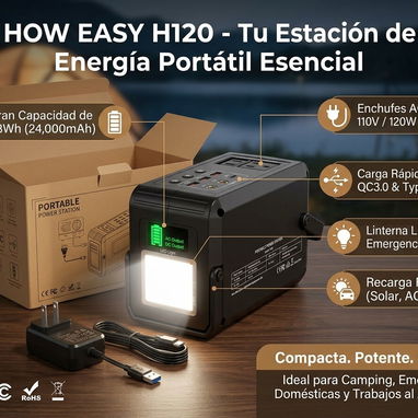 Panel solar  y estaciones  de energía - 2/3