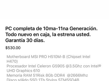 🔰 Laptop Gateway(USA) 15.6”IPS Full HD, Ryzen 3 3250U con Radeon™ Graphics. 30 días de garantía, nueva sin estrenar. - Img 66530948