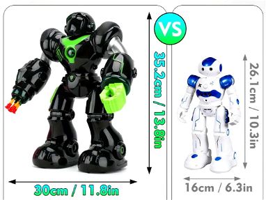 Robot de Juguete de Batalla RC con Control Remoto de Programación Inteligente Robocop President T10. Nuevos en caja. - Img 67658501