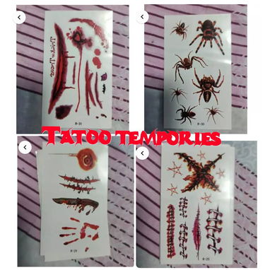 😱🎃Tatoo temporales para Haloween 👇 Originales 🇺🇲 - 6/6