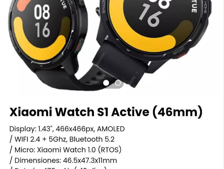 Reloj inteligente Xiaomi Mi Watch S1 Active (46mm)