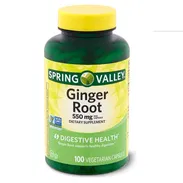 Spring Valley Raíz De Gengibre 550Mg 100 Cápsulas - Img 55579403