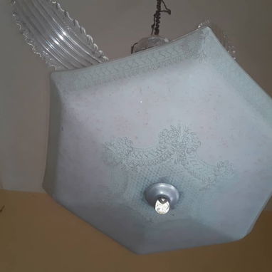 Lámpara de Techo Antigua de Cristal en 220 USD - Img 118067239