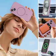 ☎️53544655 🛵 Entrega Disponible ⭐Miracase Funda de Silicona Líquida para iPhone 15 – Blackcurrant ⭐ - Img 55906878