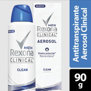 DESODORANTE REXONA MEN CLINICAL CLEAN 150ML - Img 46559108