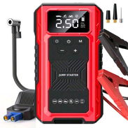 Arrancador todo en uno portátil e inalámbrico, incluye funcion de compresor de aire y Power Bank, luz led y carga x USB - Img 56149218