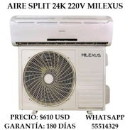 AIRE SPLIT 24K 220V MILEXUS, ENTREGA DE FACTURA, VARIEDAD DE ELECTRODOMÉSTICOS, ETC - Img 55533221