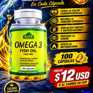 OMEGA 3 FISH OIL 1000 MG 12 usd - Img 56814716