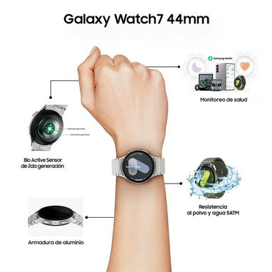 Samsung Galaxy Watch 7 (44mm) Plateado - Img 124421920
