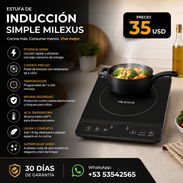 ESTUFA (COCINA) DE INDUCCIÓN SIMPLE MILEXUS - Img 54502378