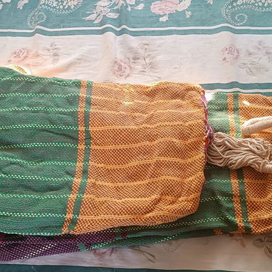 Hamaca artesanal tejida a mano + morral - 2/2