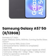 Samsung Galaxy A57 5G (8/128GB). Incluye cable y cargador de regalo - Img 57965961